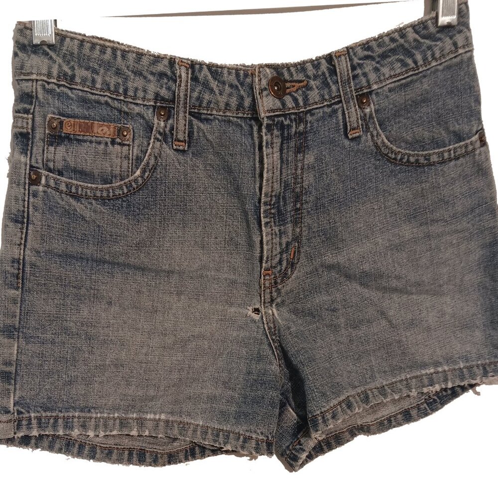 LEI Distressed Denim Shorts Size 7